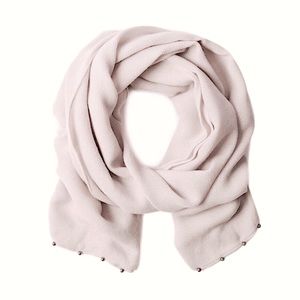 BCBG Heather Grey Studded Scarf NWT